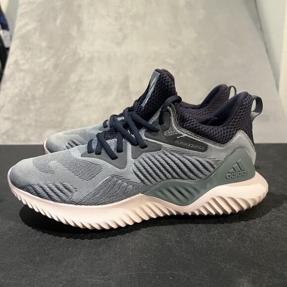 Adidas Alphabounce Beyond Shoes Womens 8 Gray Continental Sole Running CG5580 - Picture 3 of 10